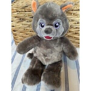 Build a Bear VIOLET THE WOLF 16” Soft Plush Stuffed Animal Great Wolf Lodge